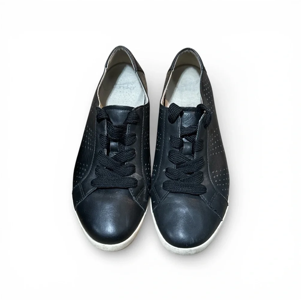 Dansko Orli Nappa Leather Sneakers - Black - Size 40/US10